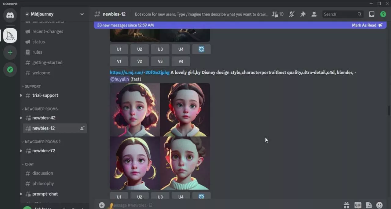 Midjourney V5 / ChatGPT 终极文本到艺术图像精通课程-47节课-中英字幕