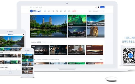 萨龙龙自媒体主题 MNews Pro v4.8.0 解除域名无限制版